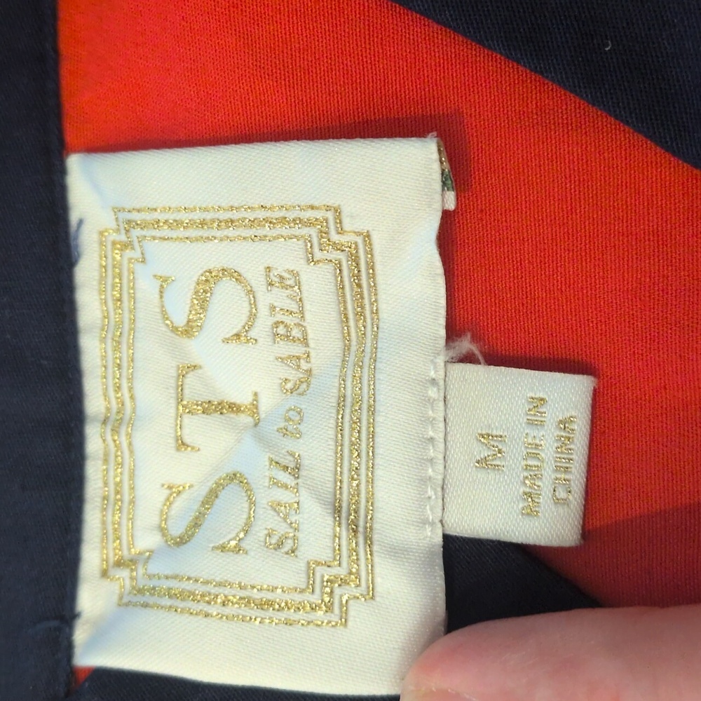 Sail to Sable Red and Navy Kelly Dress - Picture 2 of 5